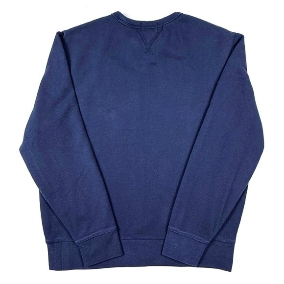 Polo Ralph Lauren Navy Yellow Logo Sweatshirt Size M Athletic Dept 1967 - Picture 3 of 8